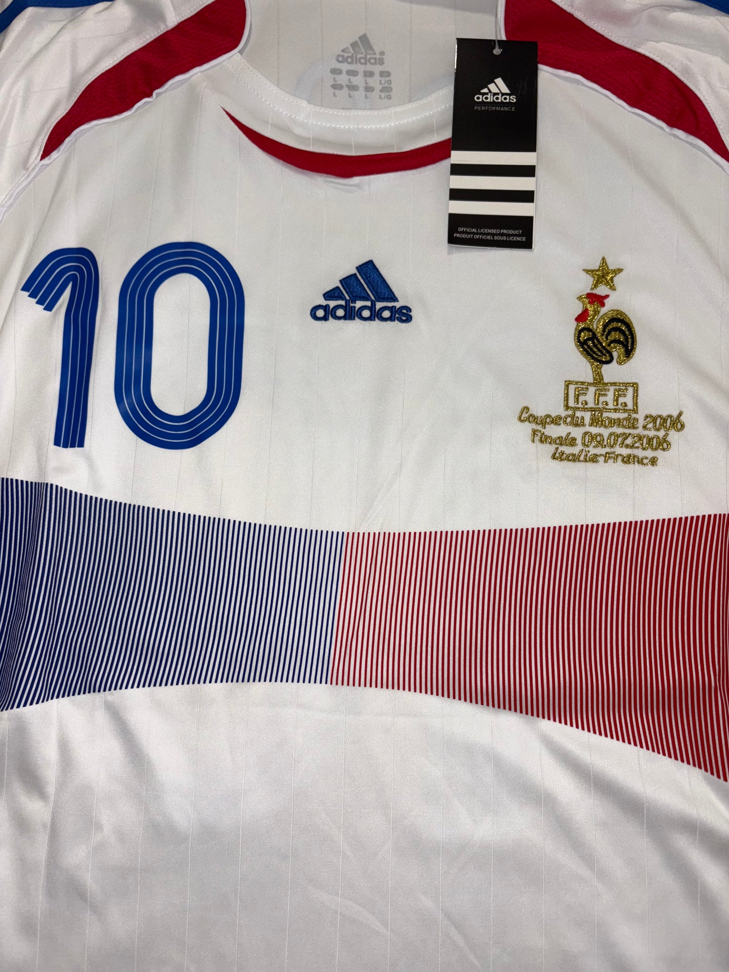 France Maillot Extérieur Coupe du Monde 2006 Zidane